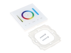 Controlador LED con panel táctil 2026 para tiras LED RGB/RGBW y RGB+CCT con cambio de color.