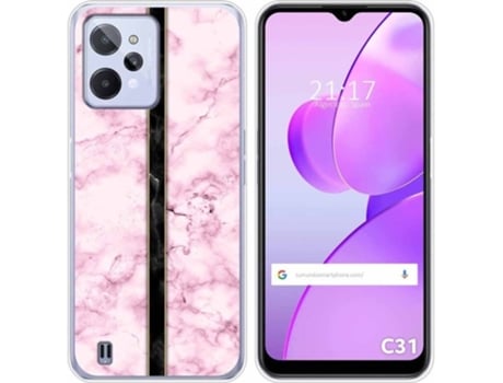Carcasa para Realme C31 TUMUNDOSMARTPHONE Dibujos Mármol 04 Multicolor