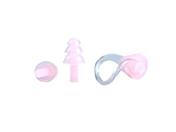 Pinzas nasales de silicona suaves e impermeables, tapones para los oídos con reducción de ruido para natación, accesorios de protección auditiva para piscinas.