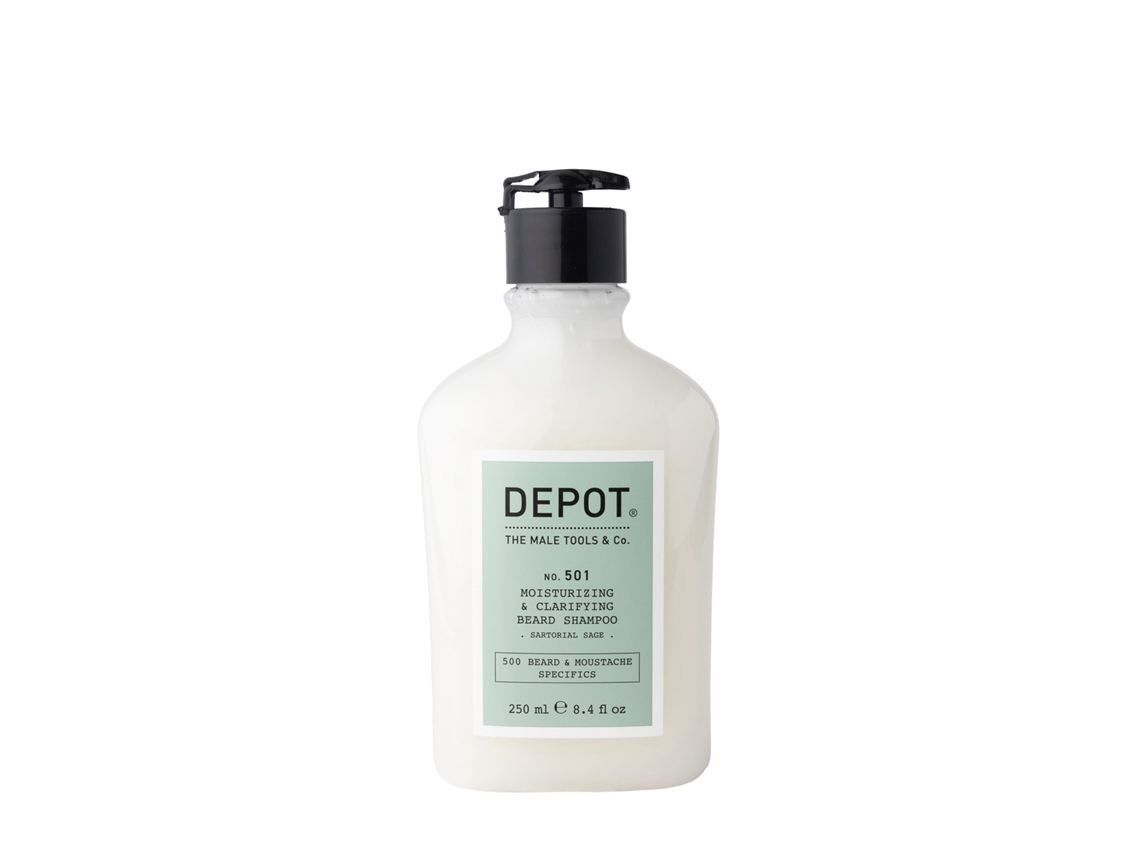 Champú para Barba DEPOT N. 501 M&C Beard Shampoo Sartorial Sage 250ml