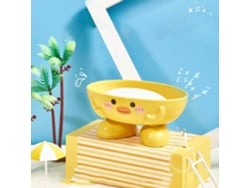Caixa Cryfokt, Recipiente Amarelo Em Formato De Patinho De Desenho Animado, Secagem Rápida, Base Alargada Com Múltiplos
