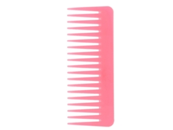 Pente de cabelo rosa de dentes largos 2026, ferramenta de cabeleireiro grande e ultrafina.