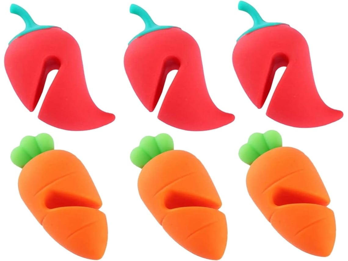 6 Alças De Silicone Na Tampa - Proteção Contra Respingos - Resistente Ao Calor
