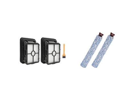 Ad-2 piezas de rollo de cepillo multisuperficie para Bissell 1868 Crosswave 1785 1713 1785 2305 y 1 Juego de herramientas de limpieza de filtro Hepa