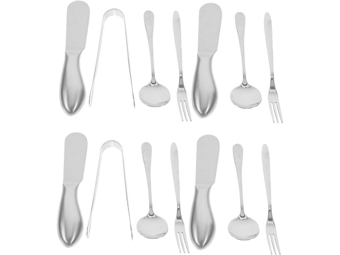 Mini Colheres Para Servir: O Conjunto De Utensílios Para Queijo Contém Diversas Funções Que Atendem