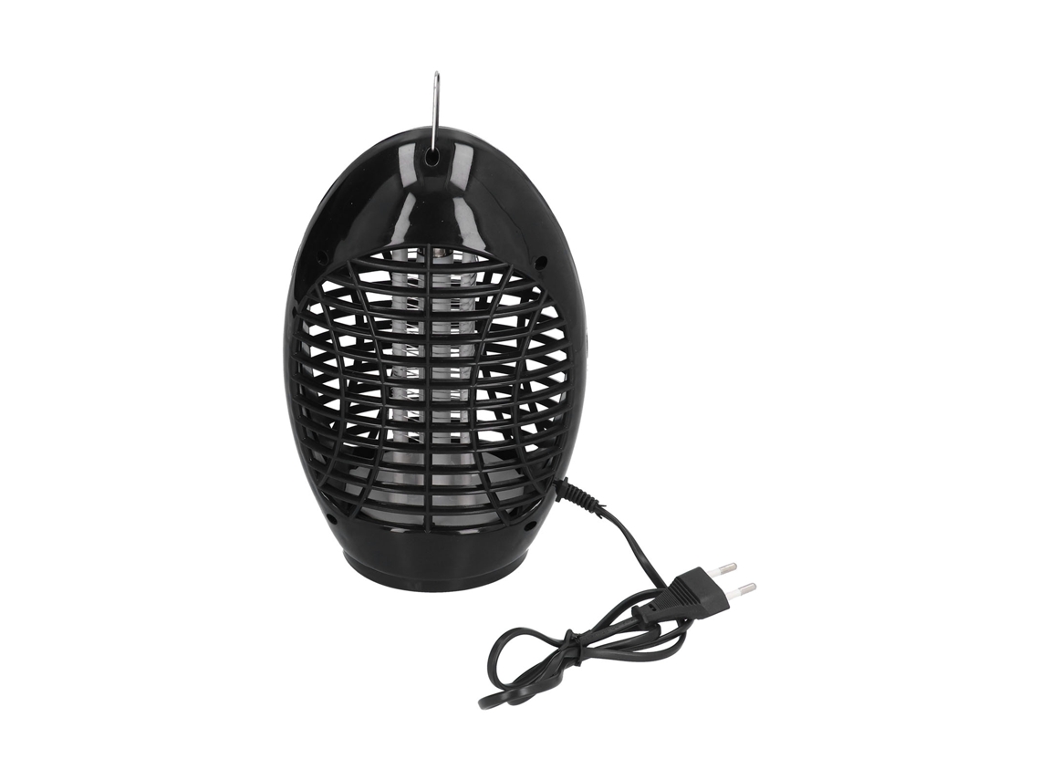 Lámpara Eléctrica Antimosquitos, Sin Radiación, Ecológica, Enchufe Europeo, 220-240 V, Negra.