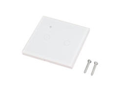 Veloriskku-interruptor Inteligente Wi-fi De 2 Interruptores Com Controle Remoto Por Voz, Múltiplos Usuários, Ac110-240v, Branco