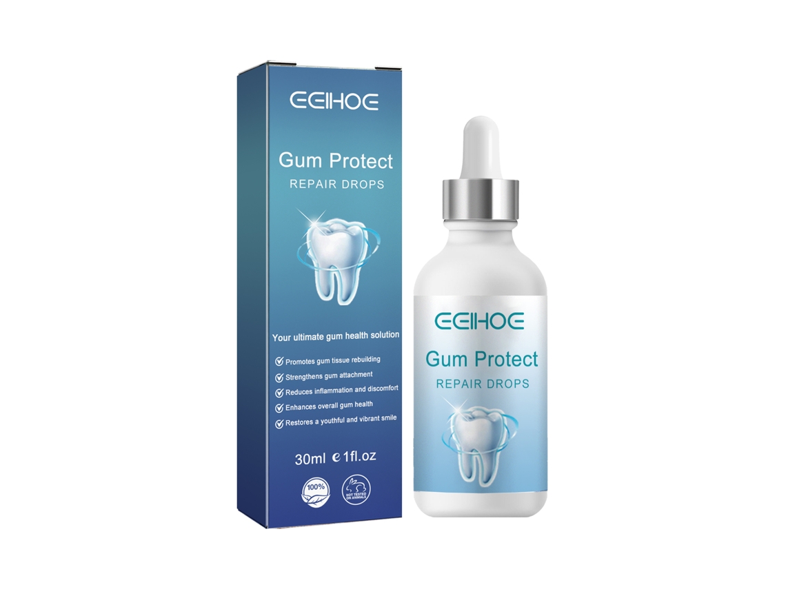 Gotas reparadoras de encías - Blanqueamiento dental, eliminación de manchas y sarro, aliento fresco, 30 ml