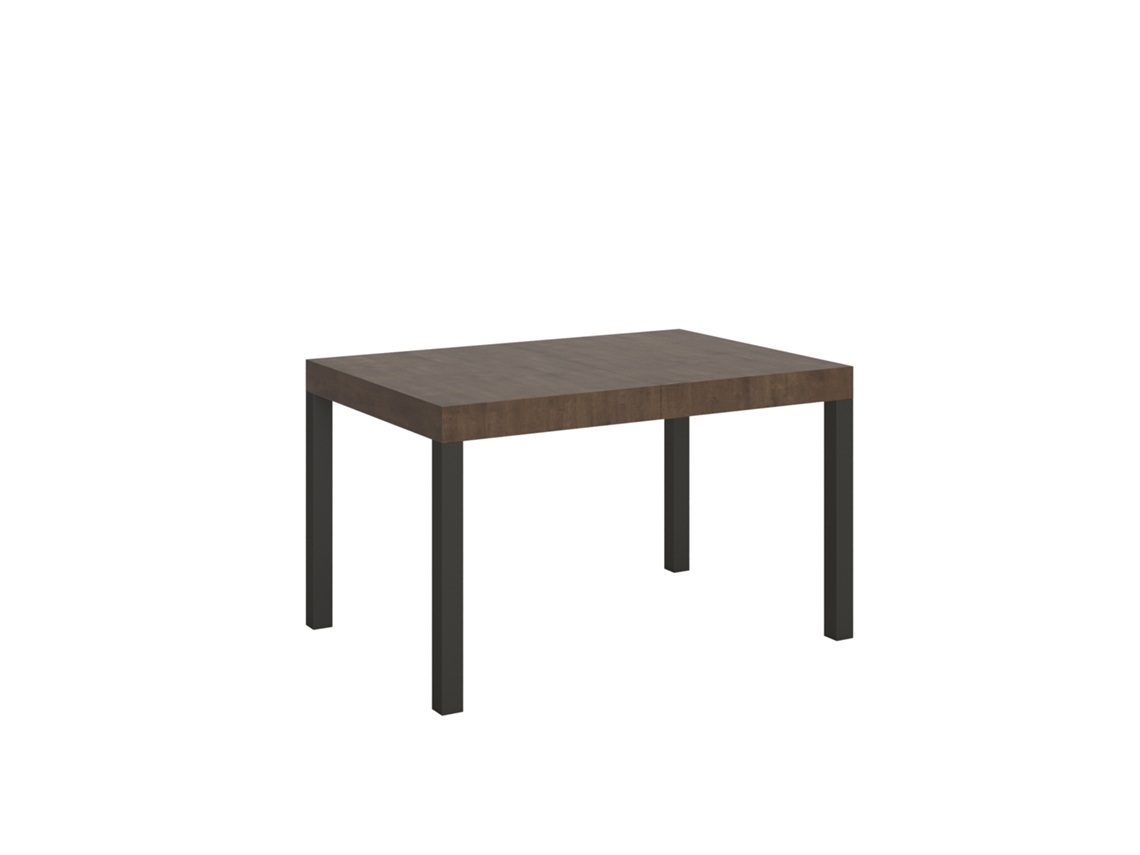 Mesa Extensible 120/380x90 cm Everyday Nogal Patas Antracita Itamoby