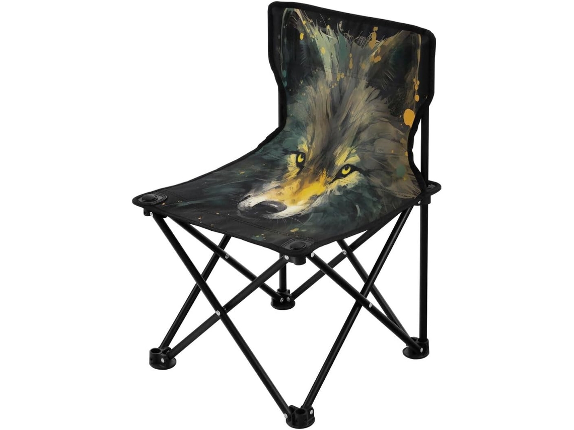 Silla Plegable De Camping Fierce Resistente Duradera Portátil Fácil Instalar