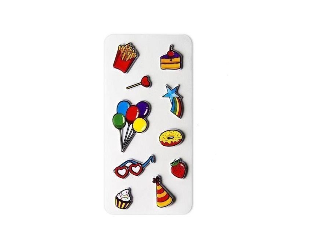 Juego de 2 marcadores de fiesta -3D CELLY