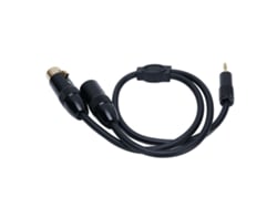 Cable Divisor De 3,5 Mm A Xlr De 0,5 M Con Conector Estéreo Para Conectores Xlr Macho Y Hembra.