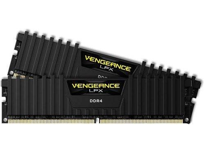 Memoria RAM DDR4 CORSAIR CMK8GX4M2A2400C16 (2 x 4 GB - 2400 MHz - CL 16 - Negro)