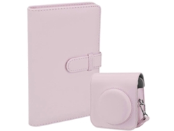 Bolsa para cámara Instax Mini 12 11 para cámara analógica Fujifilm, estuche con 108 bolsillos, álbum de fotos para minicámara de 3 pulgadas. ELECTVAULT1