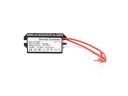Convertidor de voltaje con transformador electrónico de 12 V y 20-50 W.