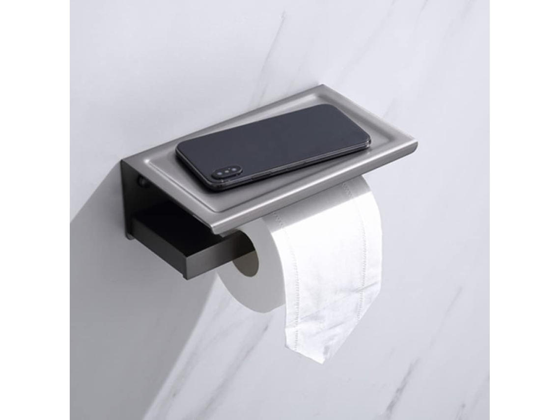 Toallero Accesorios De Baño Gris Gancho Para Bata Plataforma