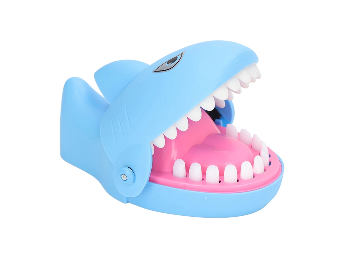 2026-juguete De Dientes De Dentista Tiburón Juego De Mordisqueo Interactivo Para Niños Y Amigos Azul Alivio Del Estrés