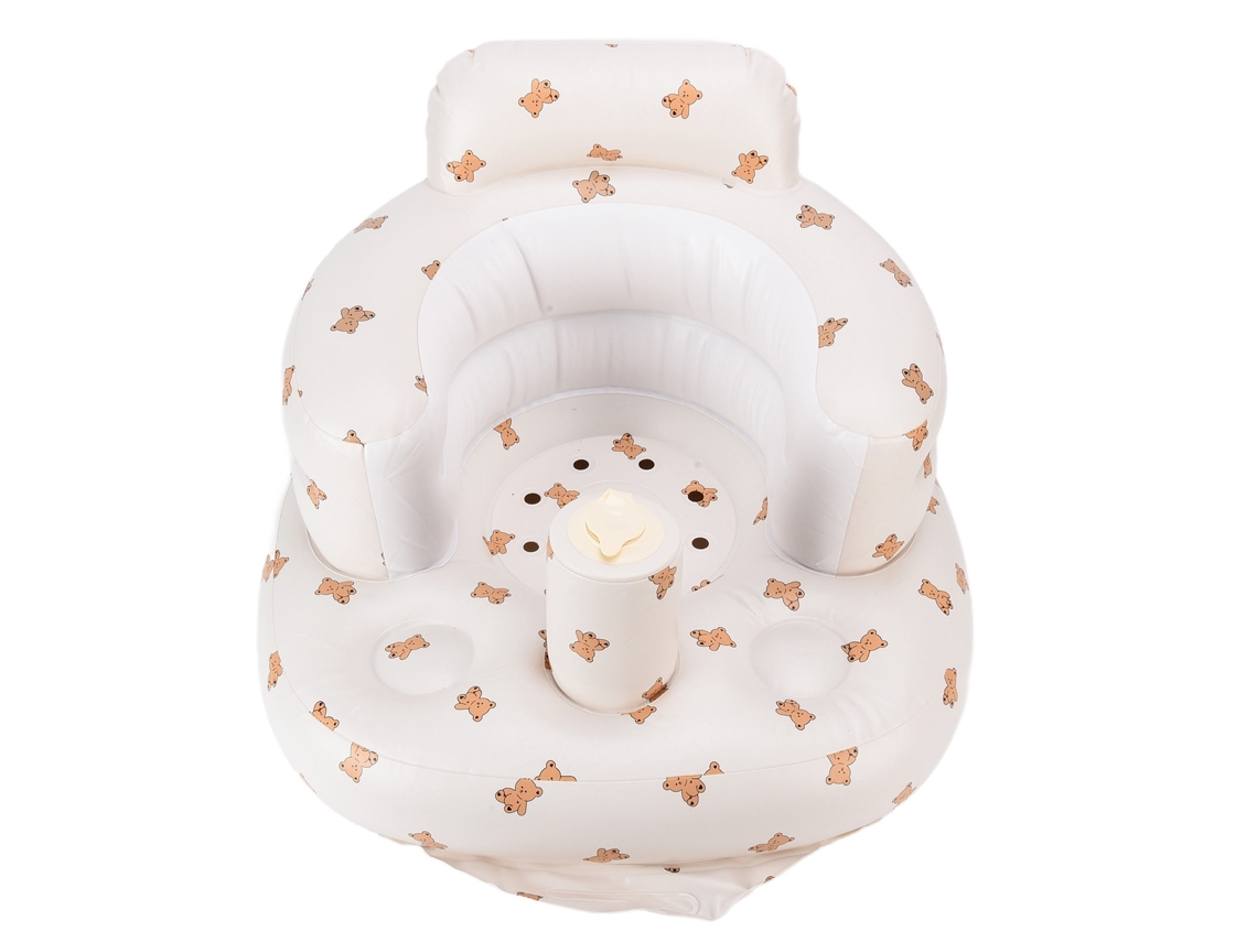 Sofá Hinchable Para Bebé De Pvc Con Protección Para La Espalda Y La Cintura, Ideal Para El Baño Y La Alimentación.