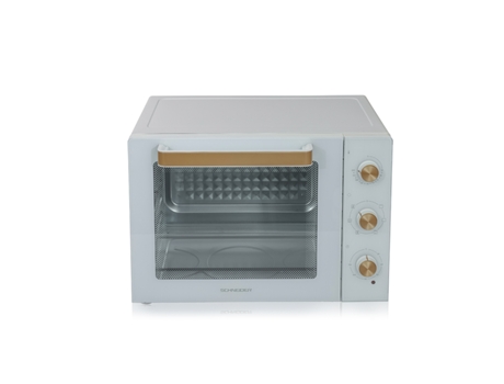 Horno Eléctrico de Mesa 55 L Multifunciones Temporizador Termostato Regulable Blanco SCHNEIDER Sce2355Mfws