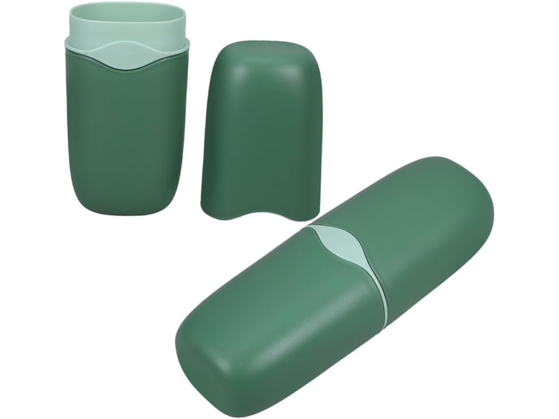 Estojo Portátil De Viagem Com 2 Peças Para Escovas De Dentes, Para Viagens De Camping E Negócios Para Uso Doméstico E