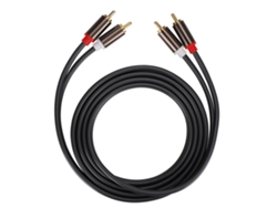 Cable De Audio Con Conector Chapado En Oro Y Carcasa De Aleación De Aluminio Para Tv Y Reproductor De Cd (1,8 M)