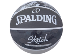 Balón de Baloncesto SPALDING (7 - Goma - Negro)