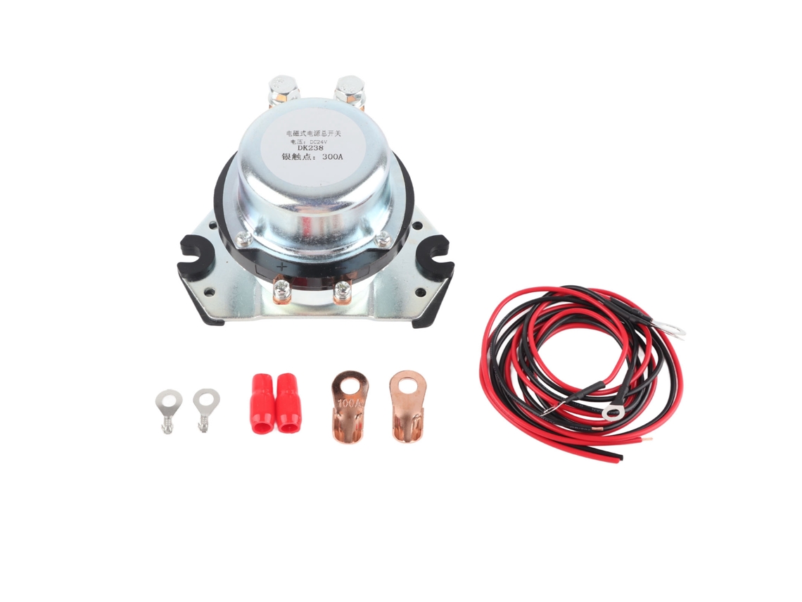 Relé De Coche 300a Control Remoto 8w Bobina 24v Interruptor Principal Arranque Excavadora