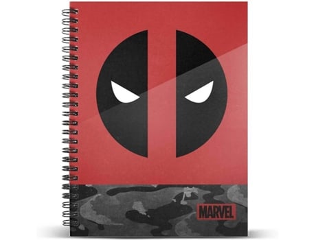 Cuaderno DEADPOOL Rebel (A4 - Cuadriculado)