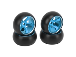 Neumáticos Y Ruedas Rc Para Coches De Control Remoto A Escala 1/28 Wltoys K989 K969 P939 284131 Azul 4 Piezas