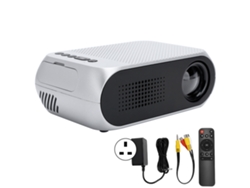 Miniproyector Led Multifuncional Portátil 1080p Para Cine En Casa Con Pantalla Ajustable De 20 A 60 Pulgadas.