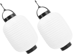 Farolillos De Papel Decorativos Japoneses Colgantes De 2 Piezas Con Luz