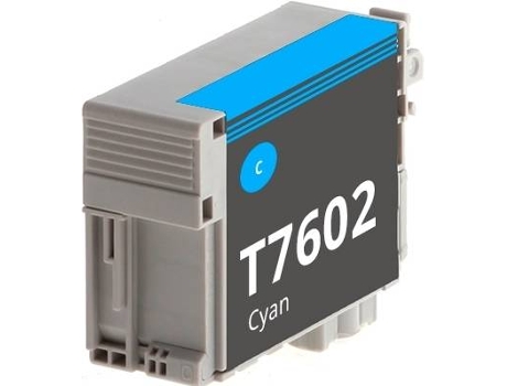 Cartucho para Epson t7602 Cian Tinta de Pigmento c13t76024010