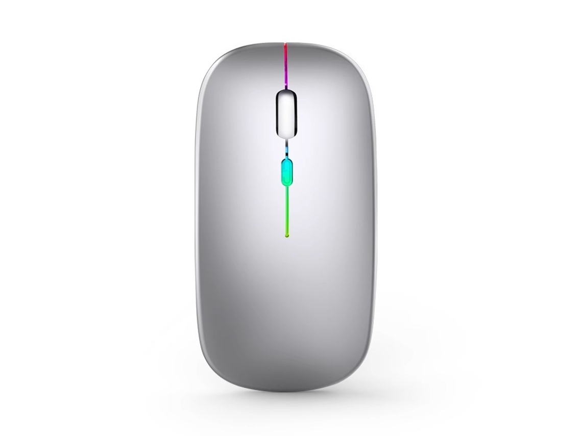 Ratón Recargable Con Retroiluminación Y Puerto Usb-c De Doble Modo, Compatible Con Teléfonos Móviles, Ordenadores Portátiles Y Tabletas.