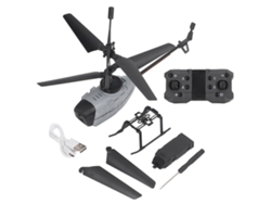 Ats-drone Helicóptero Rc Profesional 4k Cámara Hd Doble Sensor De Gestos Juguete Control Remoto Niños Gris