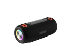 Altavoz Bluetooth MDUG con reproducción de música a través de tarjeta TF y conexión Bluetooth TWS (estéreo inalámbrico verdadero) (negro)