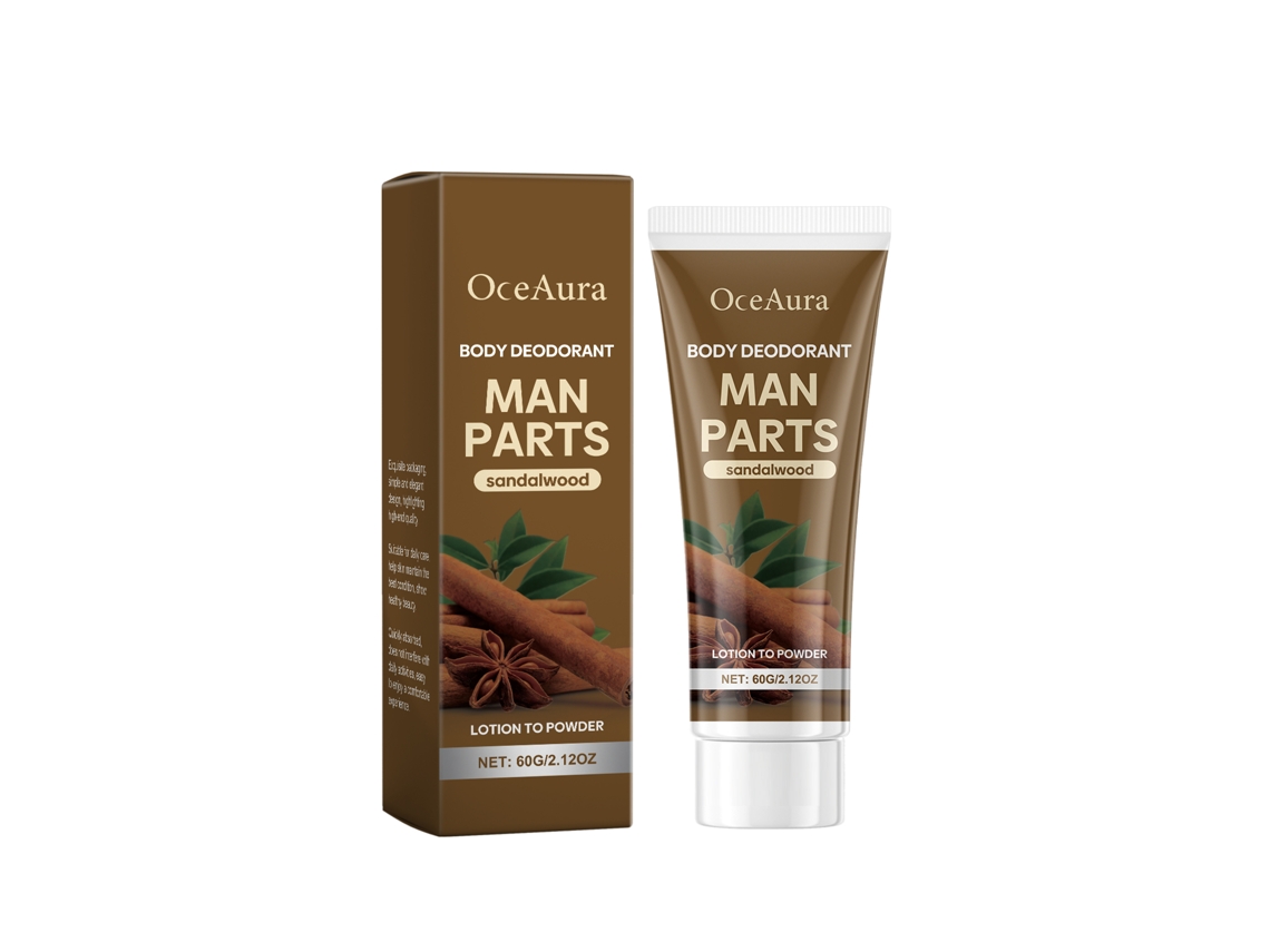 Crema desodorante corporal para hombres