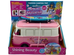 Caravana de surf con accesorios para muñecas | Juguete de camping de simulación | LPM (3 años)