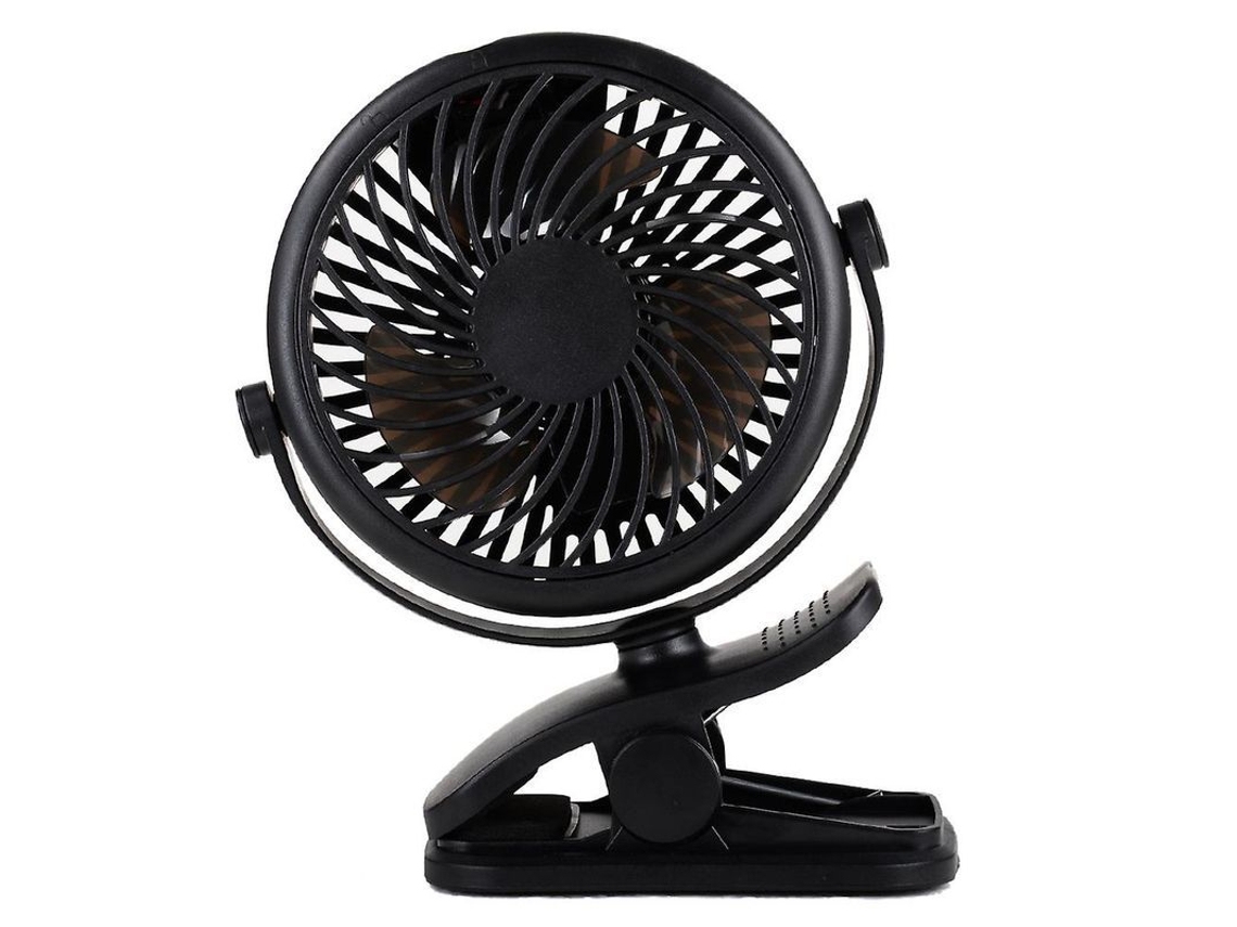 Ventilador De Escritorio Usb Con Clip, 3 Velocidades, Ajuste De Ángulo De 720°, Portátil Y Silencioso.