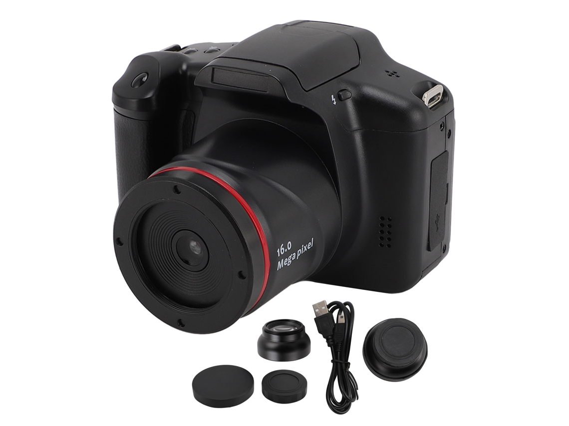 Cámara Digital Compacta Con Pantalla Giratoria De 180 Grados, 16 Mp Hd, Zoom Digital De 16x, Portátil Para Viajes.