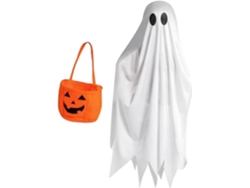 Disfraz de Halloween | Disfraz blanco de Halloween para cosplay y fiesta con bolsas de dulces para Vayotoy