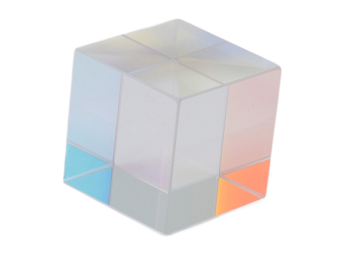 Cubo Prismático Óptico De Vidrio Rgb De 20 Mm Con Dispersión De Color Para Regalos De Cumpleaños