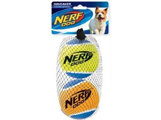 Pelota para Perros NERF Blaster Verde (Diámetro: 7,6cm- 2 und)