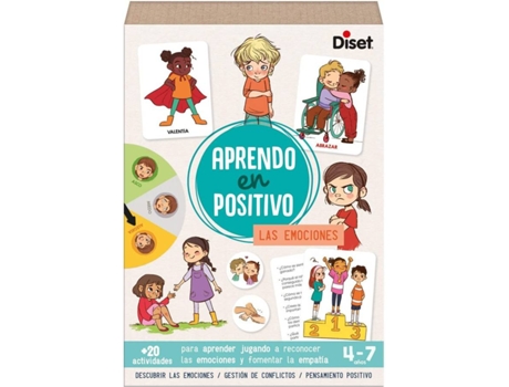Juego Educativo DISET Aprende En Positivo - Las Emociones (Edad Mínima: 4)