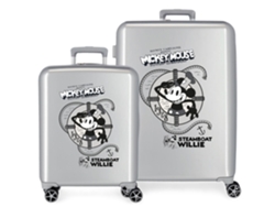Juego De Maletas Disney Joyful Plata (70x50x29cm - 119l)