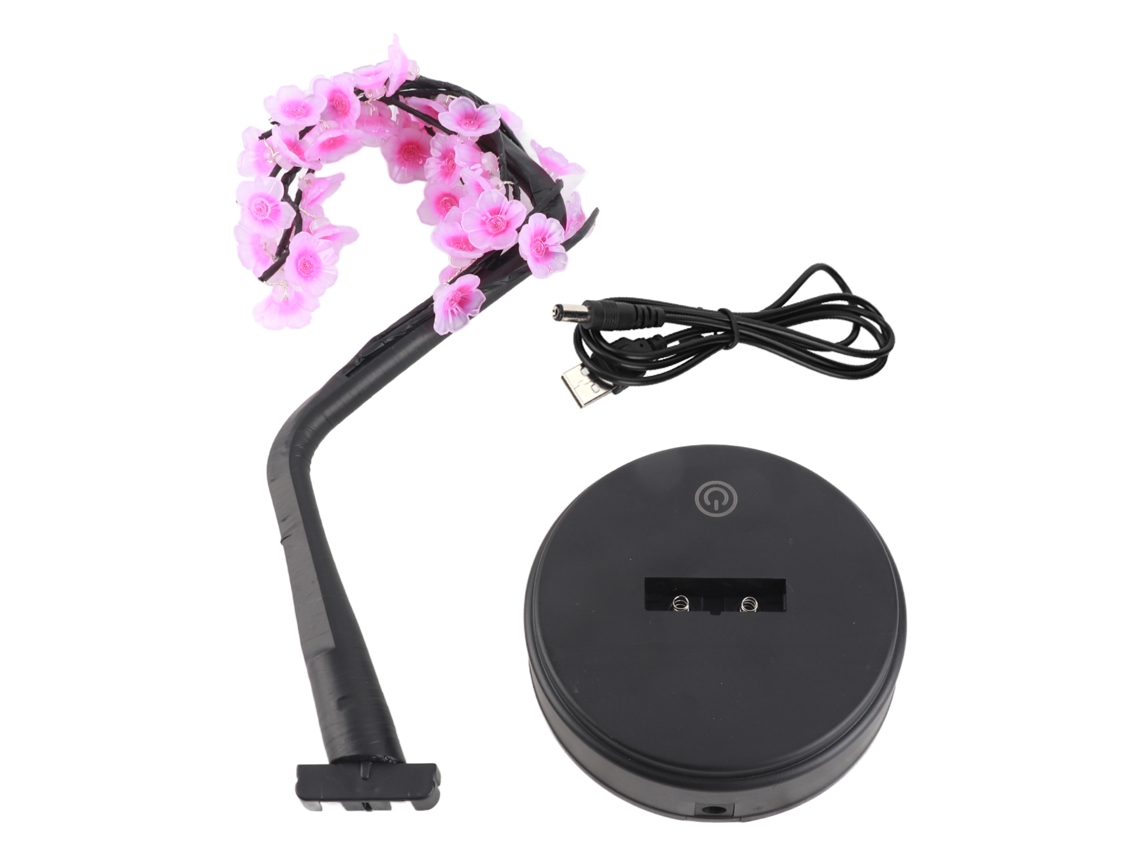 2026-lámpara De Bonsái Plum Flower Con 35 Led Luz De Árbol Decoración Navideña Hogar Lámpara Nocturna Usb