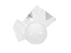 Kit Óptico Y Triangular De 3 Piezas Para Experimentos Científicos
