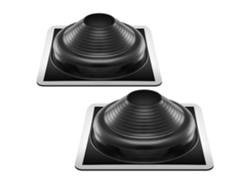 Juego de juntas, bridas y adaptadores para paso de tejado EPDM 170 355mm Tekmaquinas
