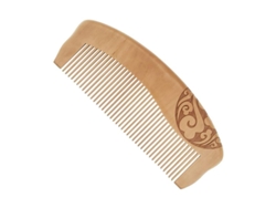 Peine De Madera Antiestático Para Cabello Y Barba, Acondicionador Natural Y Desenredante.