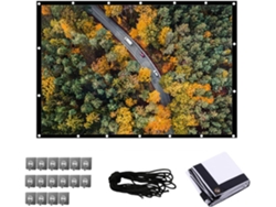 Pantalla De Proyección 4k Hd 4:3/16:9 De 60 A 200 Pulgadas, Plegable, Portátil, Antiarrugas Para Proyectores