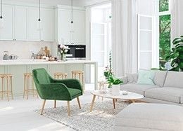 Muebles, decoración y cocina